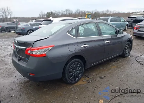 2014 Nissan Sentra S z USA, uszkodzony, nr VIN 3N1AB7AP0EY276875
